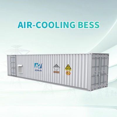 KonJa এয়ার কুলিং ESS 40FT 2.58MWh 768Vdc গভীর চক্র ব্যাটারি শক্তি সঞ্চয় সিস্টেম 400Vac কন্টেইনার ব্যাটারি