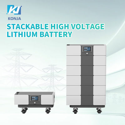 ভালো দাম কনজা পাওয়ার 48V 96V 144V 192V 240V 288V 100Ah হোম লাইফপিও 4 স্টেকযোগ্য সৌর ব্যাটারি স্ক্রিন কন্ট্রোল সহ অনলাইন