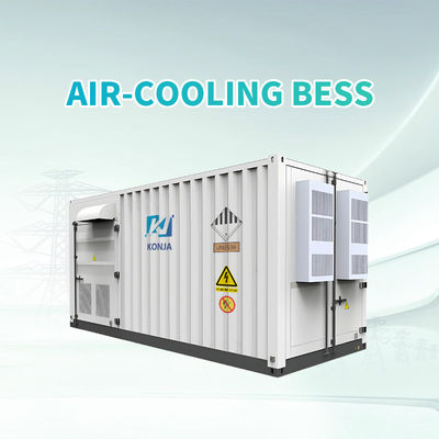 ভালো দাম KonJa এয়ার-কুলিং 20FT 768VDC 1.29MWh গভীর চক্র ব্যাটারি শক্তি সঞ্চয় সিস্টেম 400VAC কন্টেইনার ব্যাটারি অনলাইন