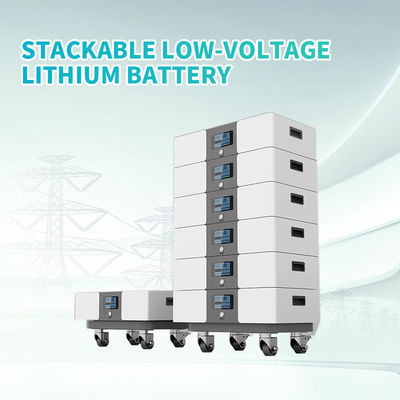 KonJa 51.2V 5.12kWh 10.24 KWh 15.46kWh 20.48kWh 25.6kWh 30.72kWh স্ট্যাকড হোম সোলার স্টোরেজ ব্যাটারি