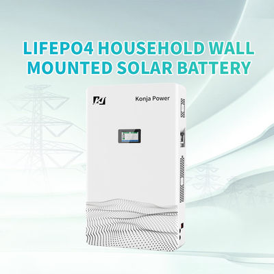 ভালো দাম KonJa 51.2V 200Ah 10.24kWh 5 বছরের ওয়ারেন্টি সহ হোমওয়্যার ওয়াল মাউন্ট স্টোরেজ ব্যাটারি অনলাইন